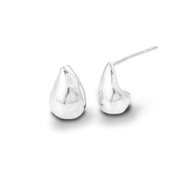 Pendientes Gota plateada